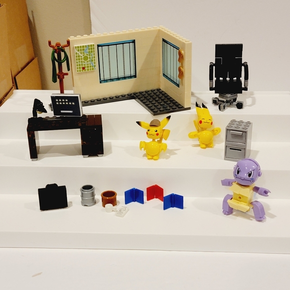 Toys Mega Construx Pokemon Detective Pikachu Pikachus Office Construction Set Poshmark
